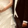 Beautiful duchess stain hand embroidered wedding dress Image 5