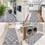 MULTIPLE SIZES AVAILABLE Hallway Runner Grey 50 x 150 cm Runner Rug for Hallway Non Slip Washable Kitchen Runner Rug Door Runner Absorbent Carpet Runners Hallway Runner Rug for Entryway Image 5