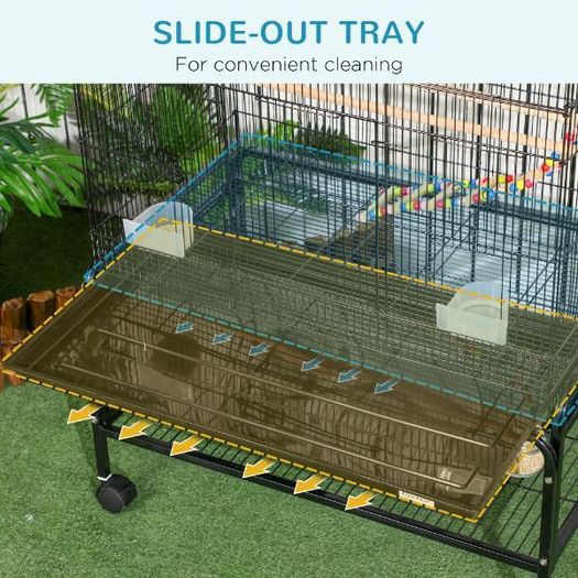 Large Bird Cage with Stand