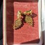 Vintage Golden Tone Earrings Image 6