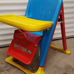 folable high chair with height adjustment