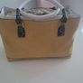 River Island Handbag. Mustard & White. Image 4