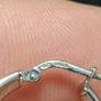Very nice 925 sterling silver earrings. Image 4