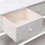 Sideboard White 115x30x76 cm Wood Image 8
