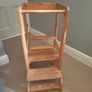 Toddler Step Stool / Kitchen Helper - Solid Wood Image 2
