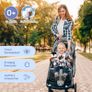 Sensory Early Education Fox Crib Spiral Pushchair Toy for Baby Image 5