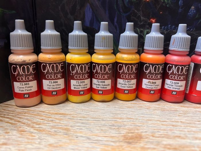 Vallejo Game Color Paint Bundle (26 Paints and Game Ink) Excellent Condition