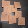 Set of 6: Minimalist Wood-Effect Freestanding Mirrors Image 4