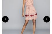 Reiss Stephanie Printed Mini Dress