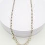 925 Silver Chunky Beaded Link Chain Image 4