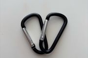 Two small carabiners