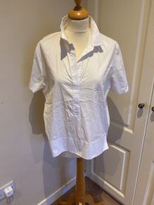 Cos fresh white cotton size 14 shirt