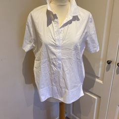 Cos fresh white cotton size 14 shirt
