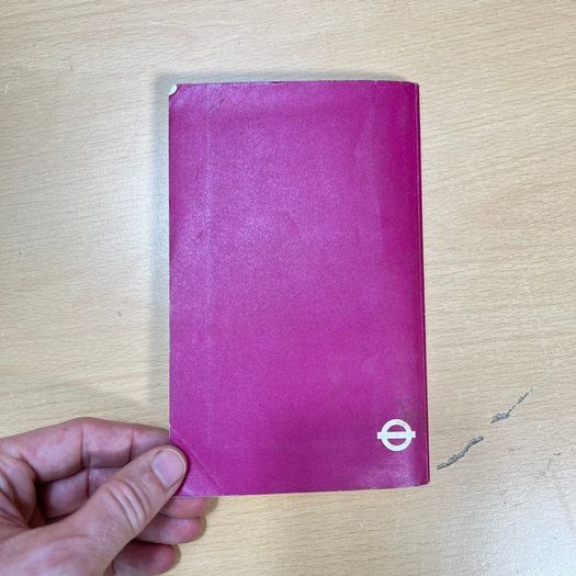 1972 London Transport Underground Guide Timetable with Tube Map