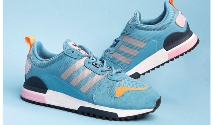ADIDAS Women's  ZX700 blue mix trainers Sz 8 UK - RRP 149