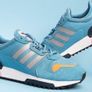 ADIDAS Women's  ZX700 blue mix trainers Sz 8 UK - RRP 149 Image 3