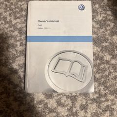 Volkswagen Golf VI owner's manual