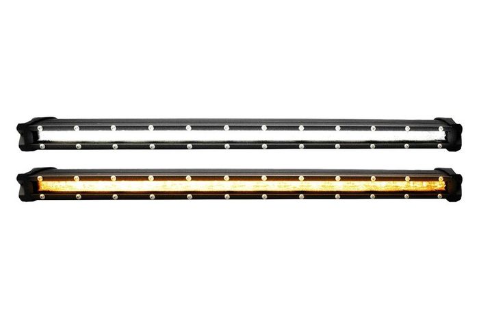 Amber or White Slim LED Light Bar Single Row 20" inch 90W For SUV 4X4 Off Road LED Work Light Lamp Truck Tractor Trailer Van