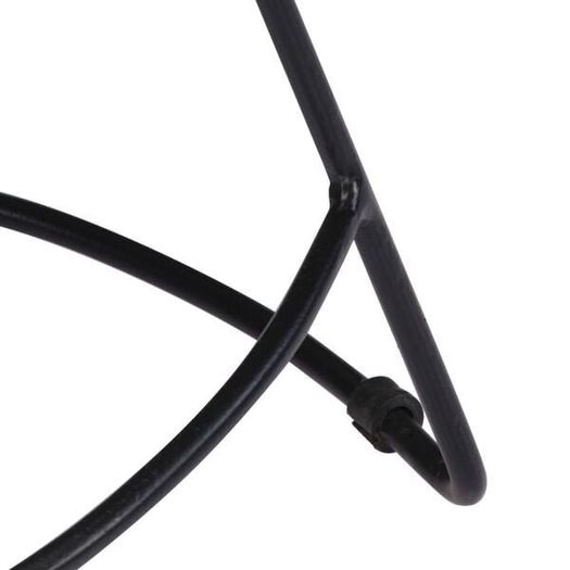 Set of 2 Bar Chair Brown and Black