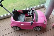 Toddlers pink beetle car