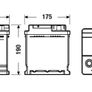 Car battery CYWT Regular / EN / 720 CCA for nissan start-stop Image 3