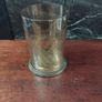 Glass Vase on brass stand Image 2