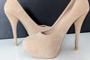 Suede heels