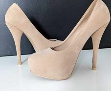 Suede heels