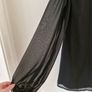 Black chiffon dress Image 4