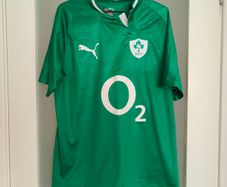 Vintage 2011 Puma Ireland Rugby Union (IRFU) home jersey