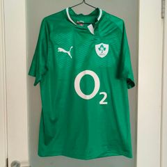 Vintage 2011 Puma Ireland Rugby Union (IRFU) home jersey