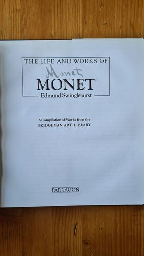 Monet And Van Gogh. Beautiful Illustrated Books.