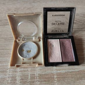 Used eyeshadows
