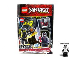 LEGO Ninjago Cole VS Nindroid Twin Pack Foil Pack Polybag Limited Edition Brand New Sealed