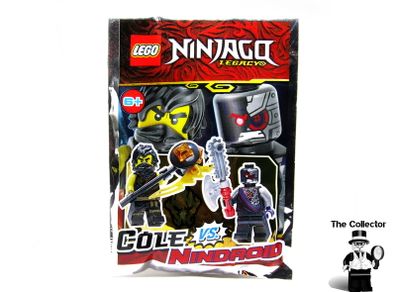 LEGO Ninjago Cole VS Nindroid Twin Pack Foil Pack Polybag Limited Edition Brand New Sealed