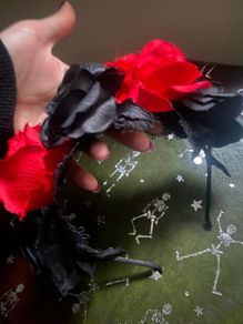 Halloween Flower headband