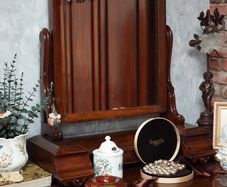 Antique Tabletop Vanity Mirror