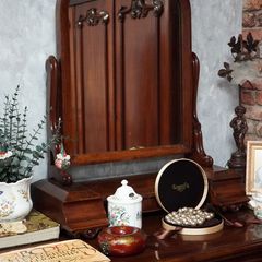 Antique Tabletop Vanity Mirror