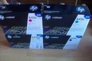 Set of 4 Colours for The HP 4700 Machine HP 643A
