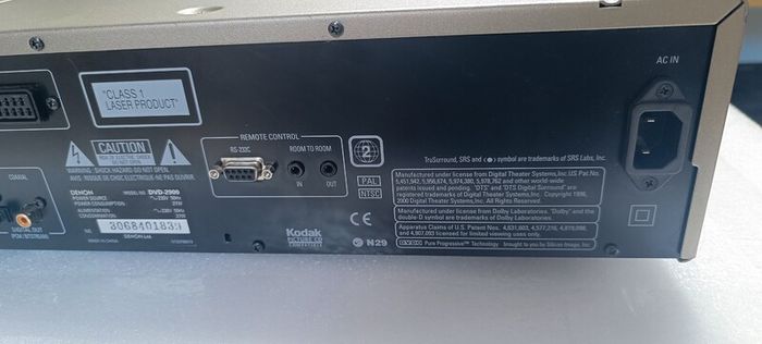 Denon Dvd-2900 SACD & Dvd Player with remote