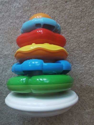 Stacking rings, Clementoni, made in Italy +free stacking rings Duck