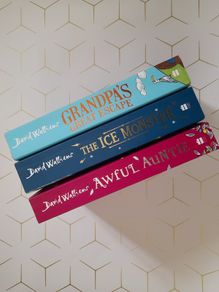 David Walliams books Grandpa great escape, Awful auntie, The ice monster