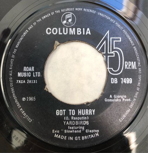 The Yardbirds - For Your Love (1965) 7"