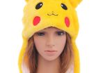 Soft Cartoon Plush Animal Fuzzy Beanie Warm Hat Winter Pokemon Pikachu