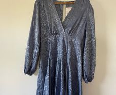 Quiz light blue skater dress size 10 - New