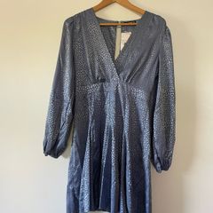 Quiz light blue skater dress size 10 - New