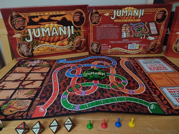 Jumanji ! The Board Game ! Complete ! by Columbia Pictures !