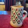 Nicholas Mosse Red Tulip Vintage cylinder jug .7 and a half inches in height Image 2