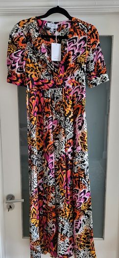 & other stories multi print slits dress Sz 34 (Fit6-8UK) - Bnwt Rrp 99
