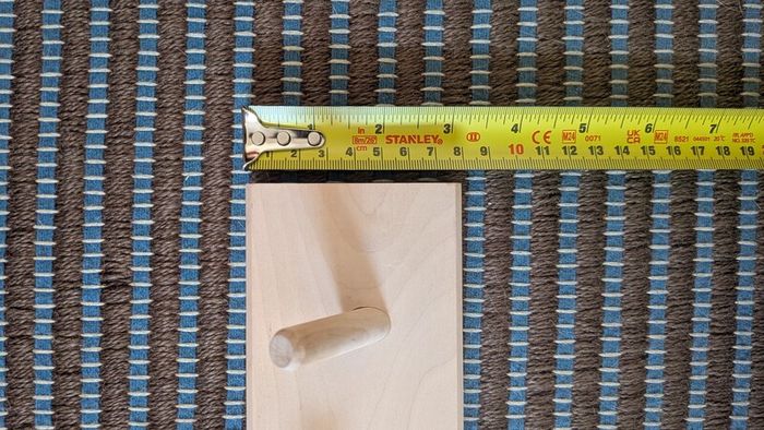 Peg rail coat rack